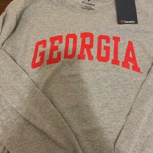 2XL long sleeve UGA/Georgia/bulldogs/dawgs grey shirt NWT unisex